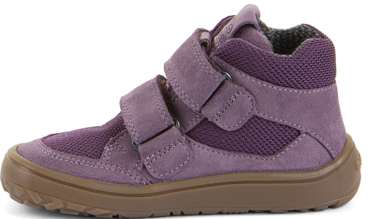 Minimalschuhe Knöchelhoch Leder & Mesh+TEX Membran FRODDO Barefoot *TEX AUTUMN* Violett G3110266
