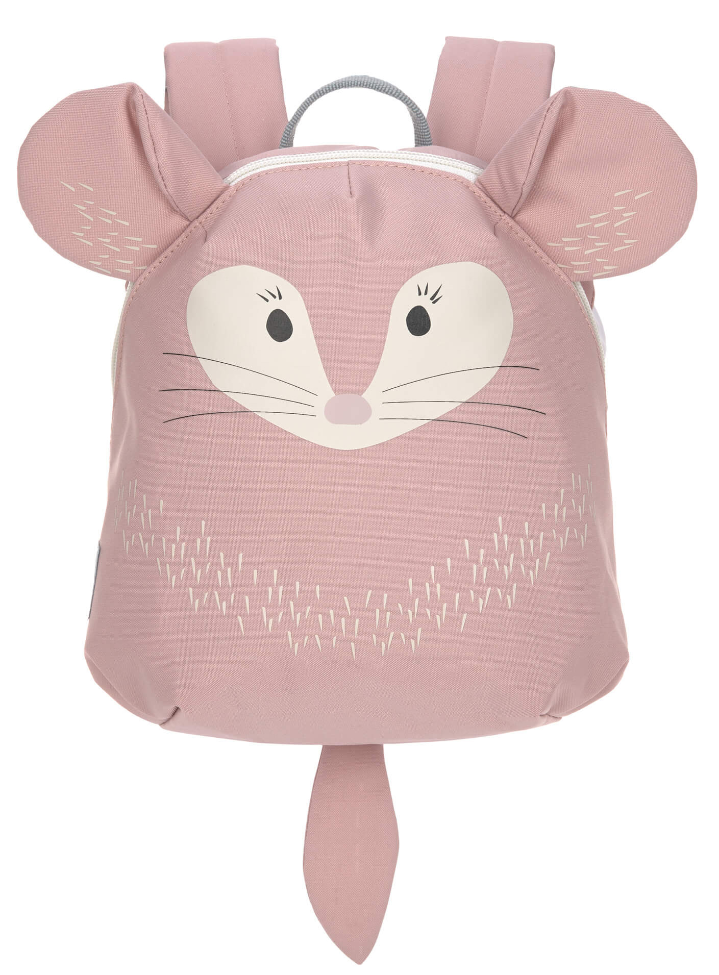 KITA Rucksack Tiergesichter 1-3 Jahre, Tiny Backpack About Friends * ChinChilla * von LÄSSIG