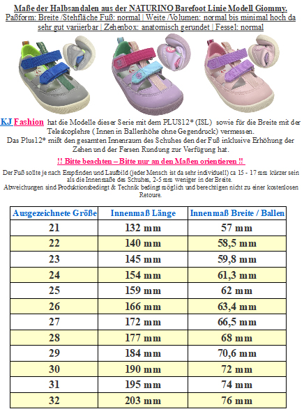 Leder Halbsandale / Barfußschuhe von NATURINO Barefoot Modell GIOMMY in Flieder / Lily