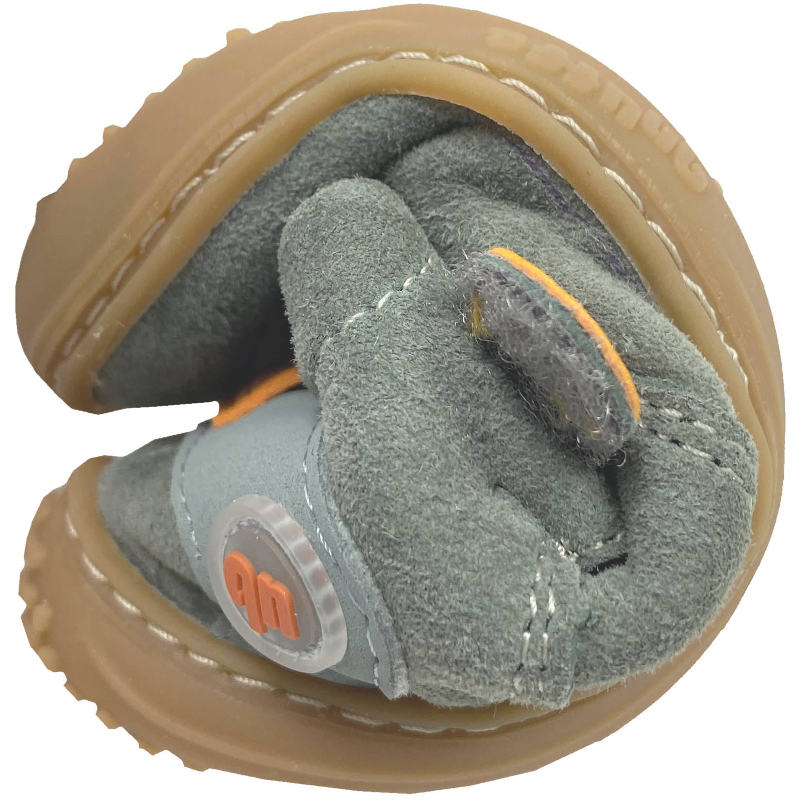 Knöchelhoher Leder Barfußschuh Kaltfutter von QNUFFS by Ricosta *BUCHE * in Salbei / River 0010132
