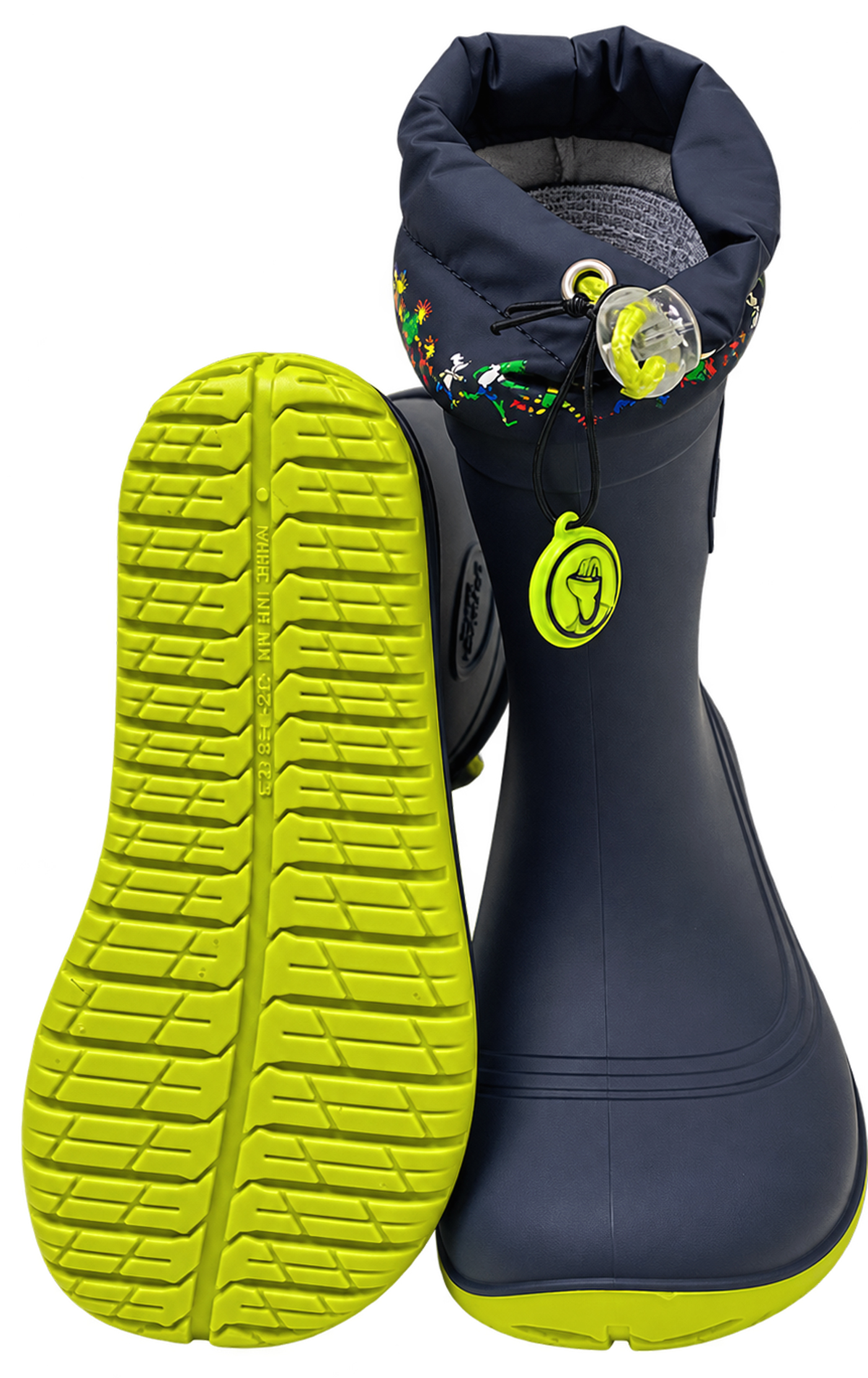 Barfußgummistiefel PAX *Ultra leicht & flexibel * ungefüttert Navy Blau anatomische V Form LURCHI Barefoot