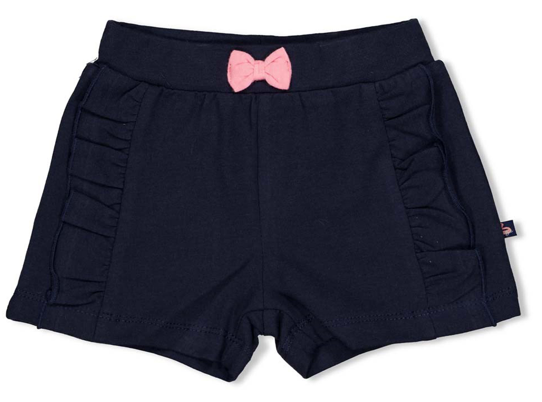 BIO BW Jersey Shorts in Navy mit Kräuselkante & Schlupfbund von FEETJE  Seaside Kisses 0234