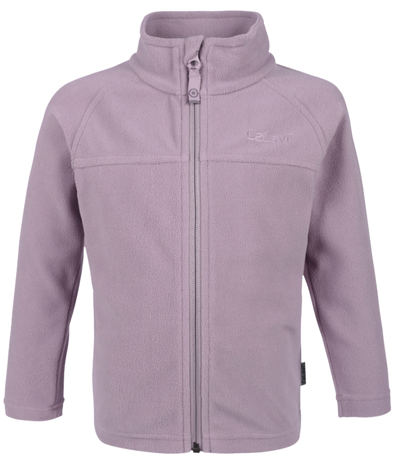 Leichte Fleecejacke mit Stehkragen aus Recyceltem PES in Matt Holunder von CeLaVi 330440