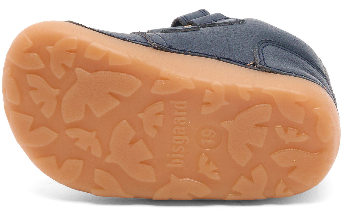 Knautschig weiche Lederschuhe / Barfußschuhe von BISGAARD * Carter * in Navy Blau