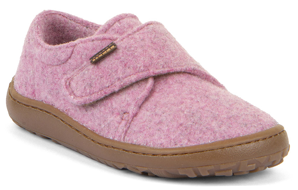 Barfuß- Hausschuhe aus Wolle + weiche, flexible Minimalsohle v. FRODDO Rosa/Pink Melange G1700420