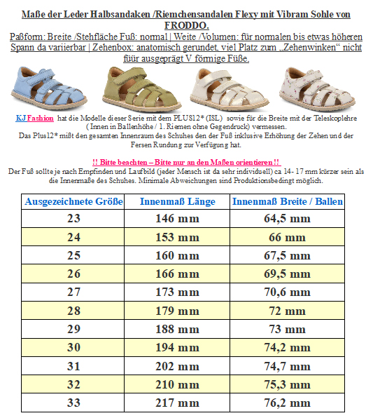 Leder Barfußsandalen, Fersenschutz & Zehenschutz, Coral Glitzer von FRODDO Flexy G3150283