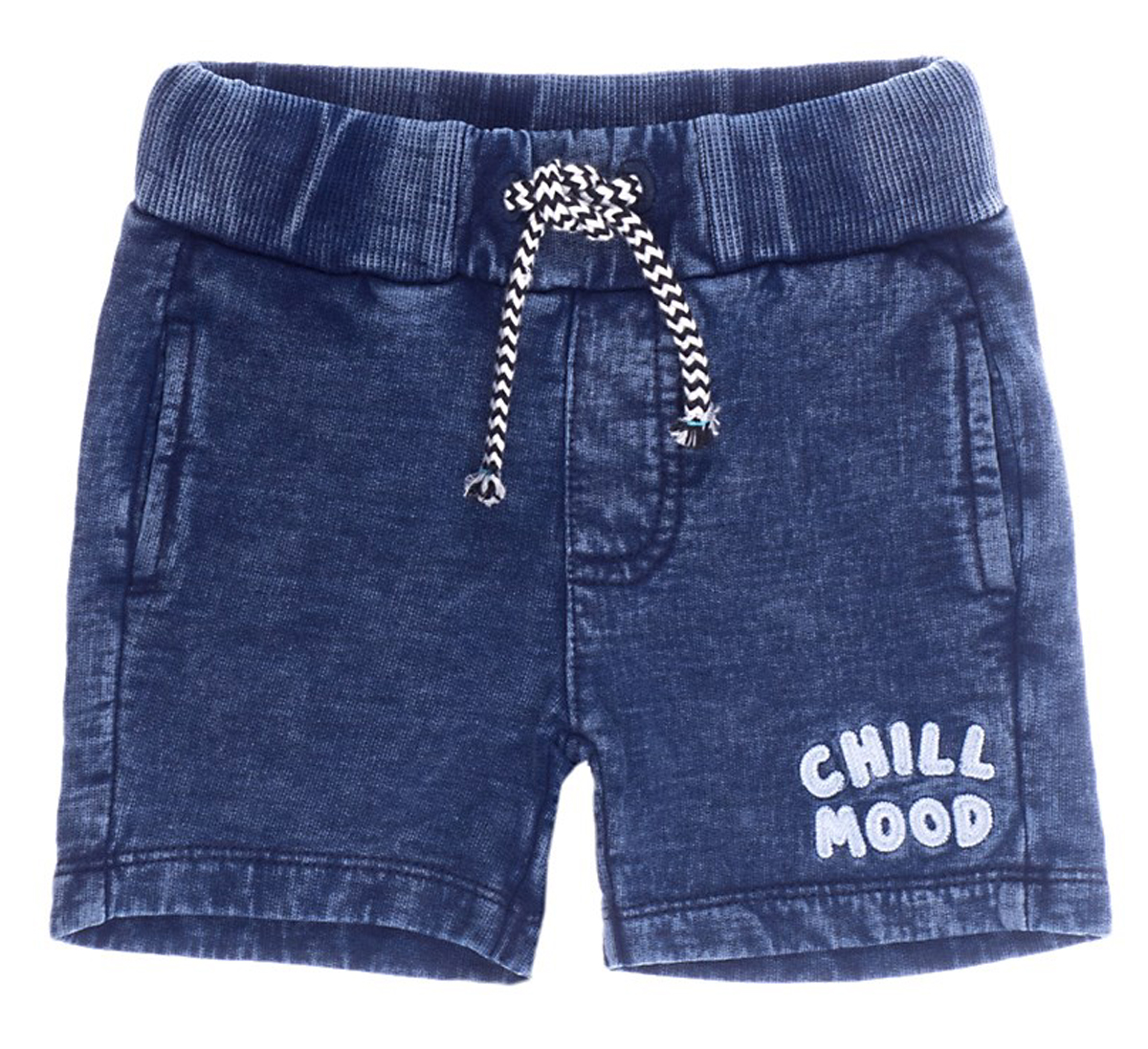 Sweatshorts Indigo / Denim Blue mit Waschung Organic Cotton von FEETJE Serie Mr.Laidback 0168