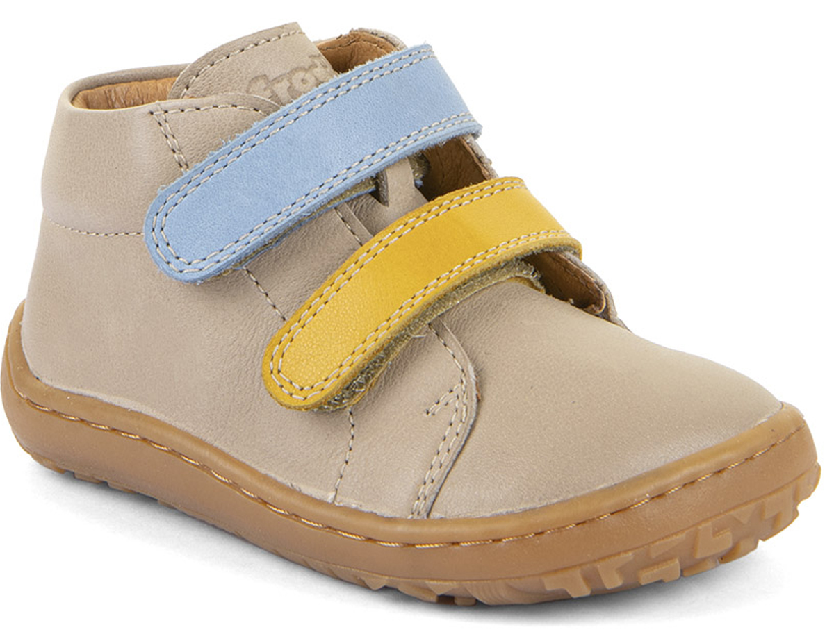 First Step Barfußschuhe / Halbschuhe aus Nappaleder von FRODDO in Beige / Bunt G2130369
