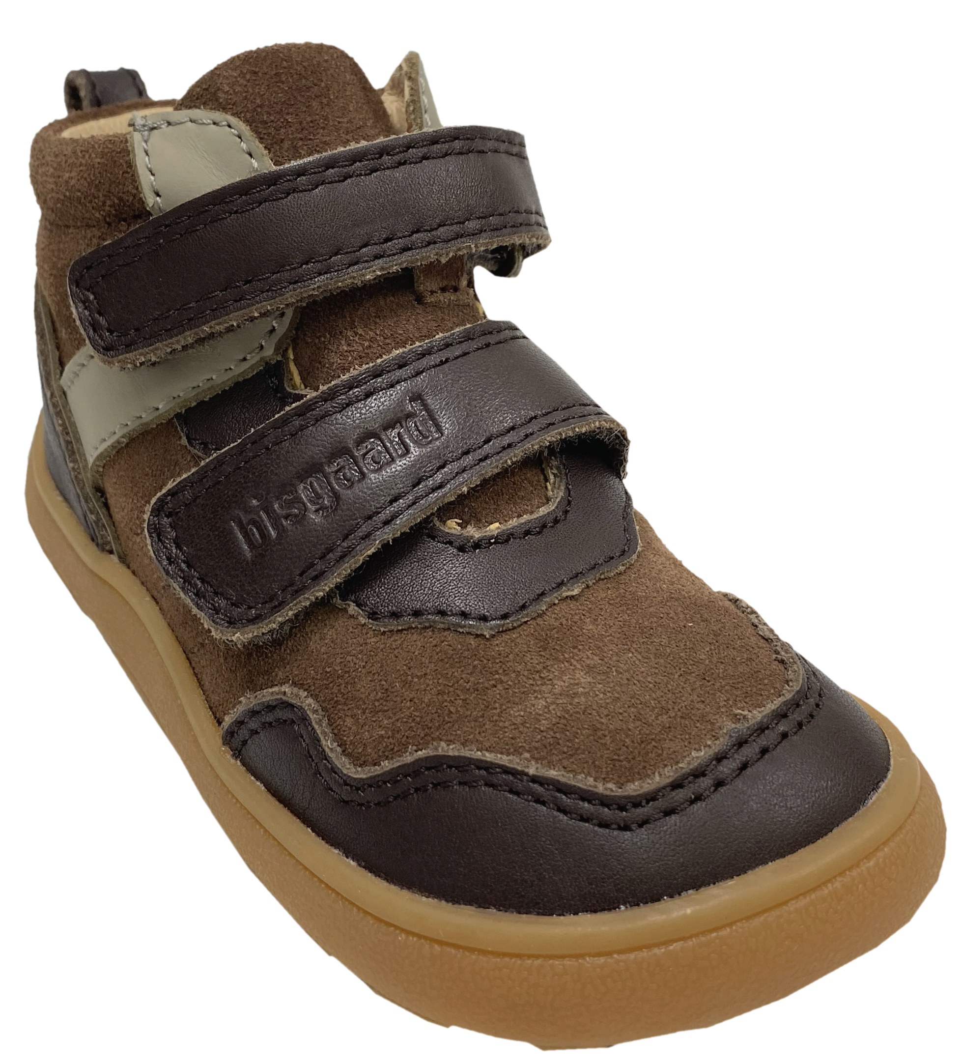 Halbhoher Barfußschuh aus weichem Leder von BISGAARD Barefoot * BECKY * in Braun