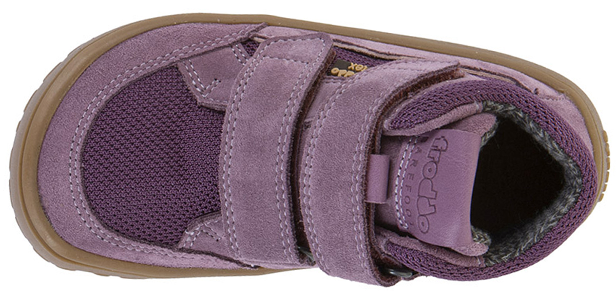 Minimalschuhe Knöchelhoch Leder & Mesh+TEX Membran FRODDO Barefoot *TEX AUTUMN* Violett G3110266
