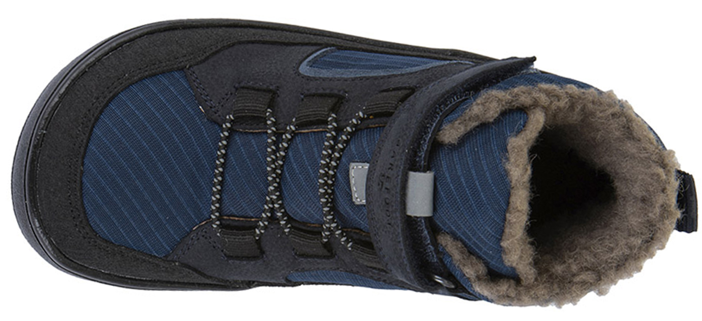 Waldkita Barfußschuh + Schurwollfutter & TEX M. Barefoot UP Path von FRODDO Black Blue G3110288