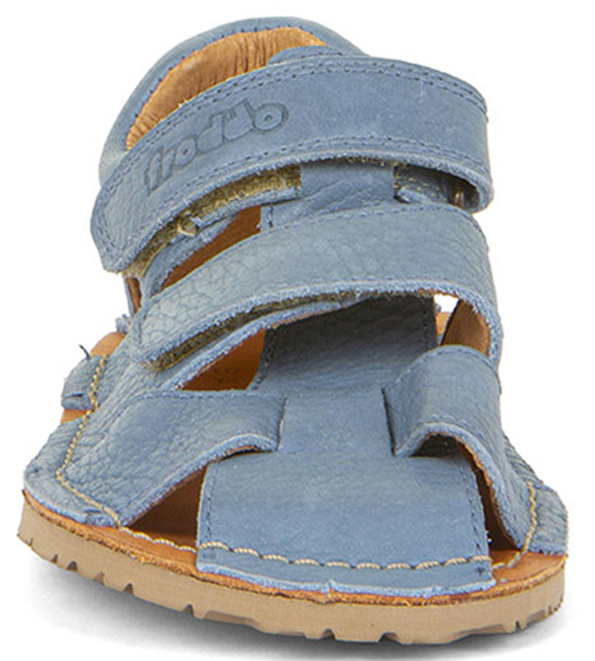 Barfußsandale aus Leder, Fersen & Zehenschutz von FRODDO *Flexy Avi* in Jeans G3150263