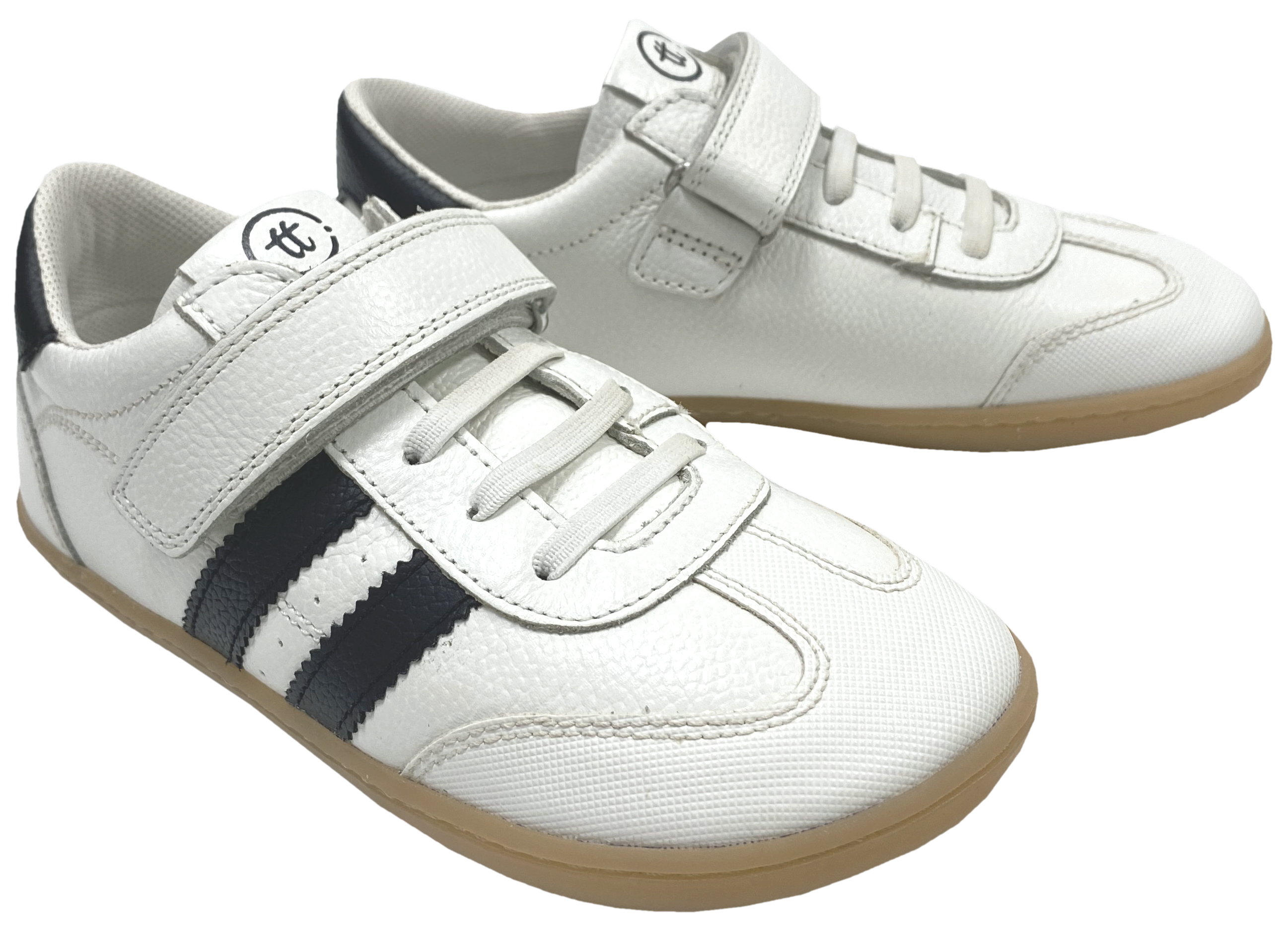 Barfuß-Sneaker, Non-Marking Sohle, Weiß/ Schwarz von CHETTO Barefoot