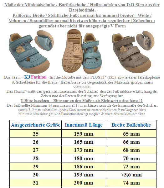 Knautschig weiche Halbsandalen aus Leder mit Minimalsohle in Choco Beige / Braun von D.D.Step Barefoot 61804