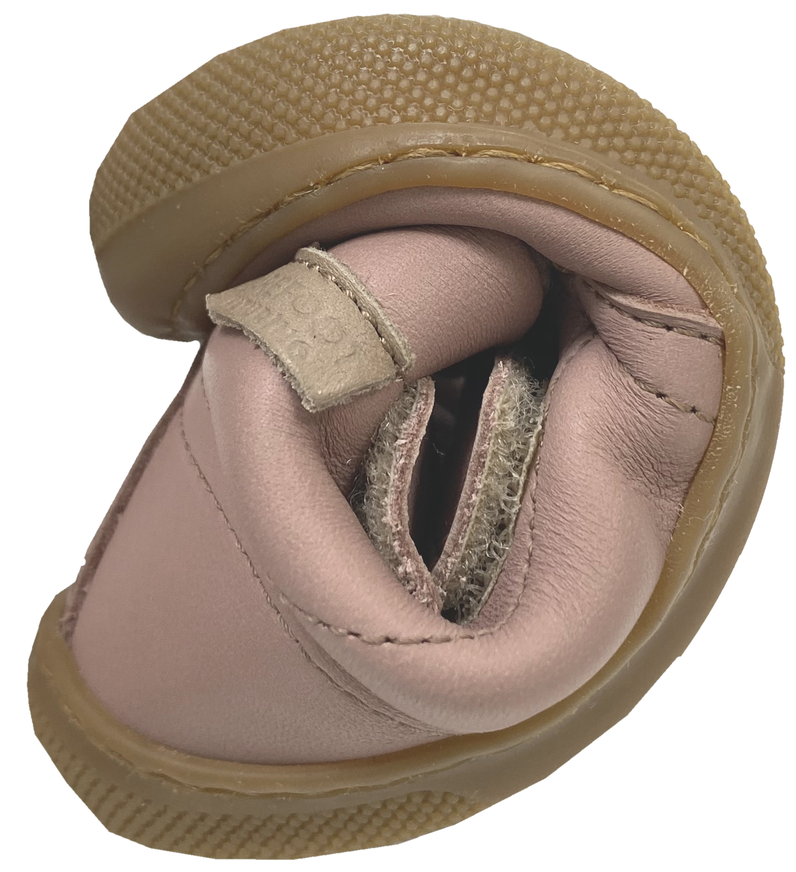 Naturino Barfuß Winterstiefel Nappa Leder *WIGGHI* m. Wollfutter in Matt Dkl Rose
