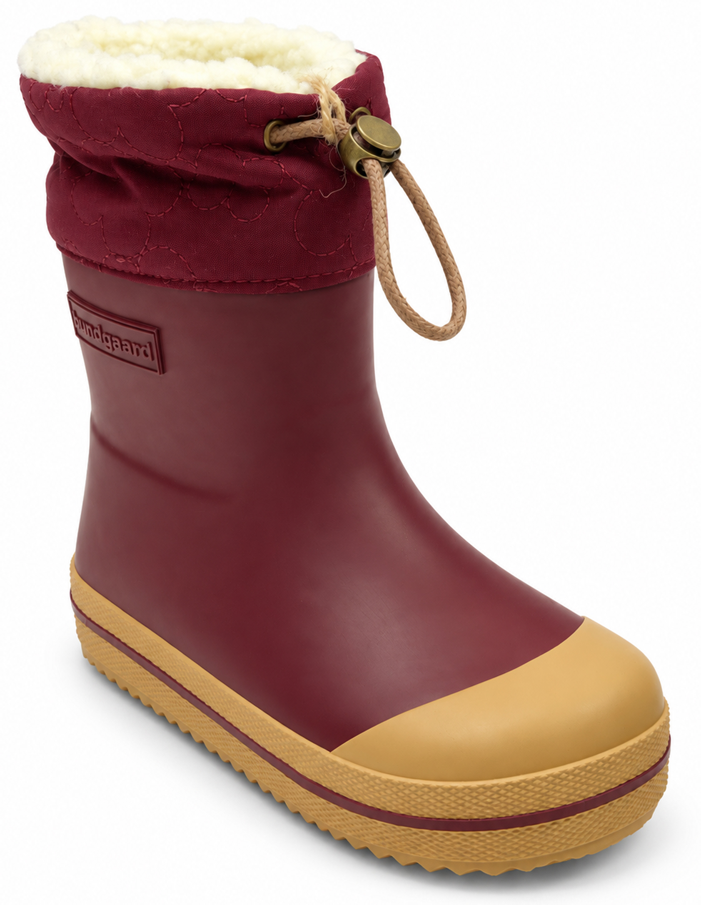 Wintergummistiefel mit Stulpe von BUNDGAARD - Barfußschuhe HAZY in Berry BG401062