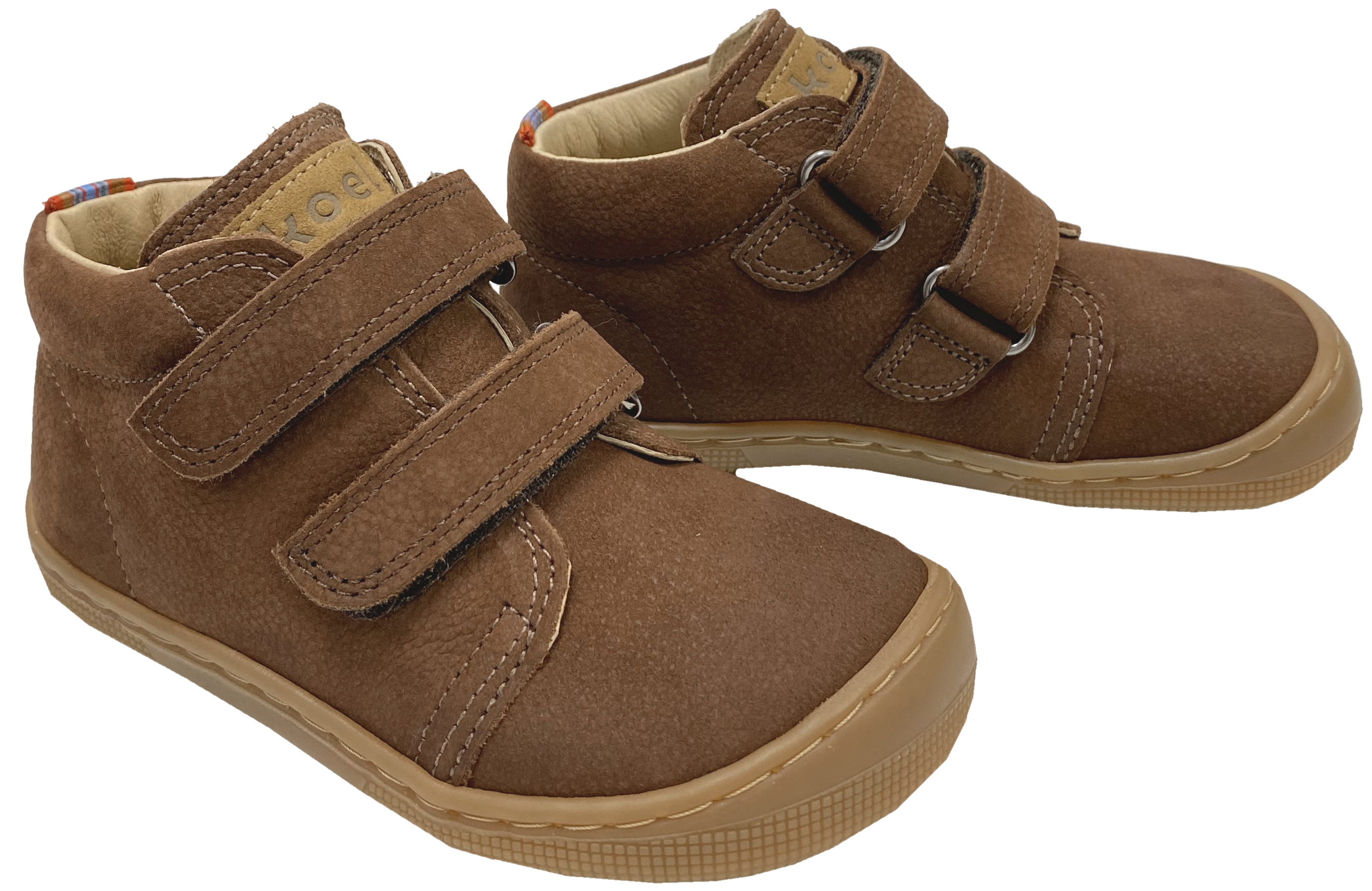 Halbschuhe aus Hydro Leder + Lederfutter von KOEL Barefoot *DON 2.0 * in Chocolate