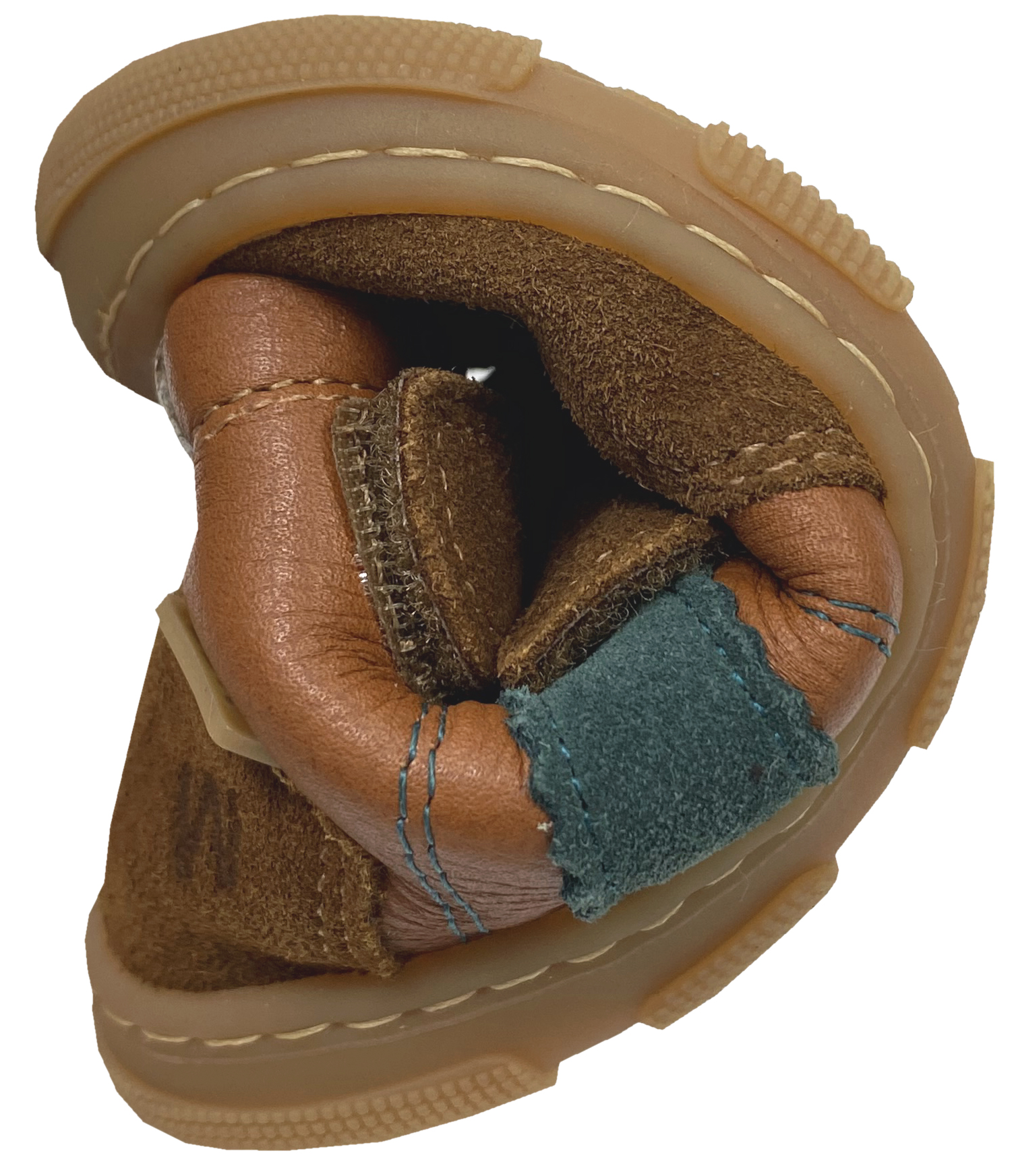 Leder Barfußschuhe mit Wollfleece Futter TEX Membran KOEL Barefoot *Kabriel 3.0 Cognac* Extra Wide 15T008.123