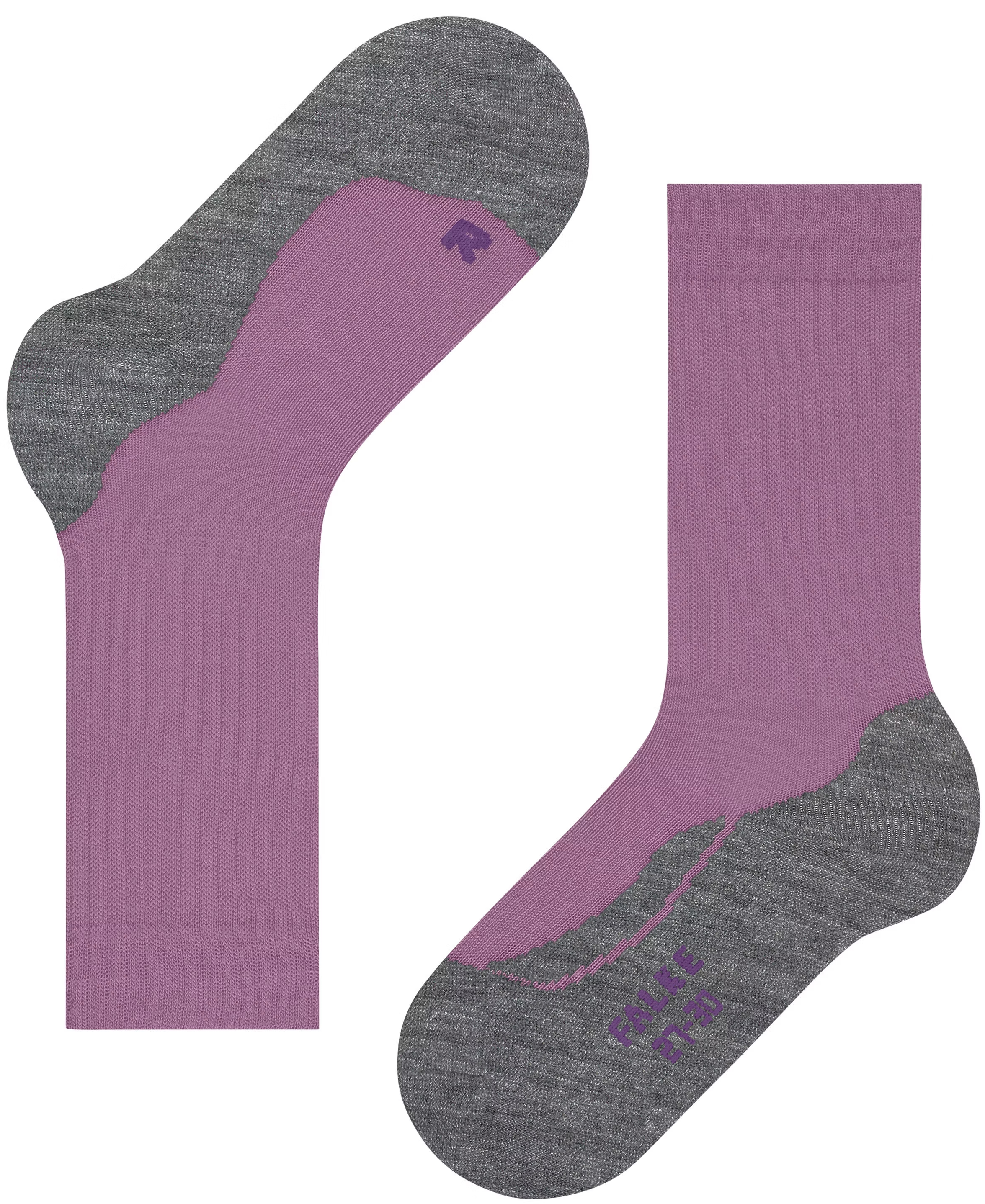 FALKE Active Warm in BLUSH ROSE Anatomische Rechts /Links Form Plüschsohle, Feuchtigkeitsabführend