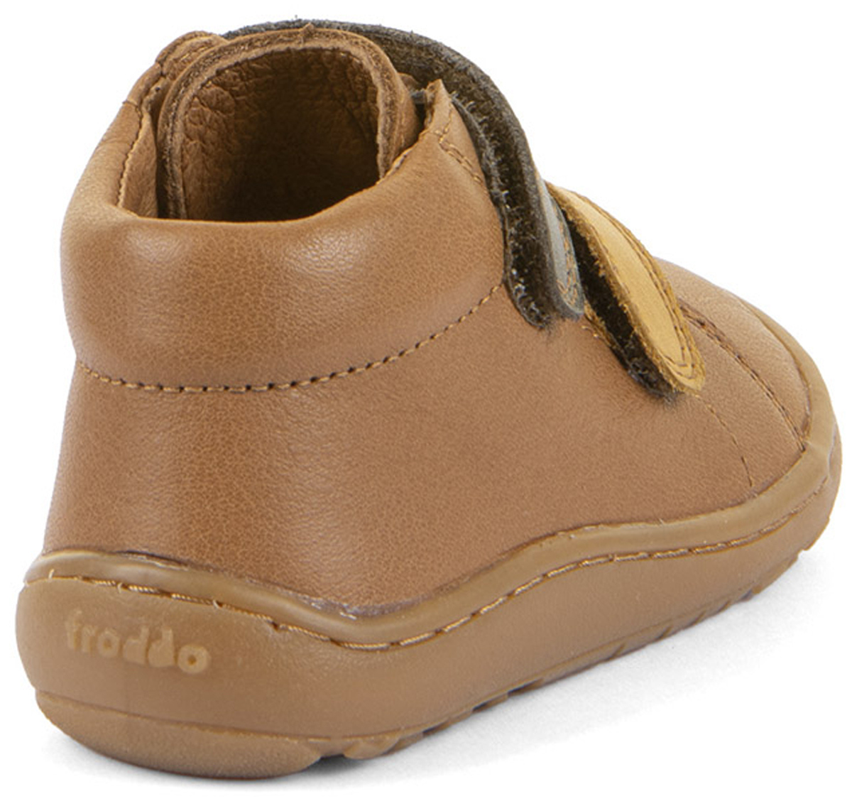 Barfußschuhe knöchelhoch aus Nappaleder von FRODDO in Cognac *First Step* G2130369