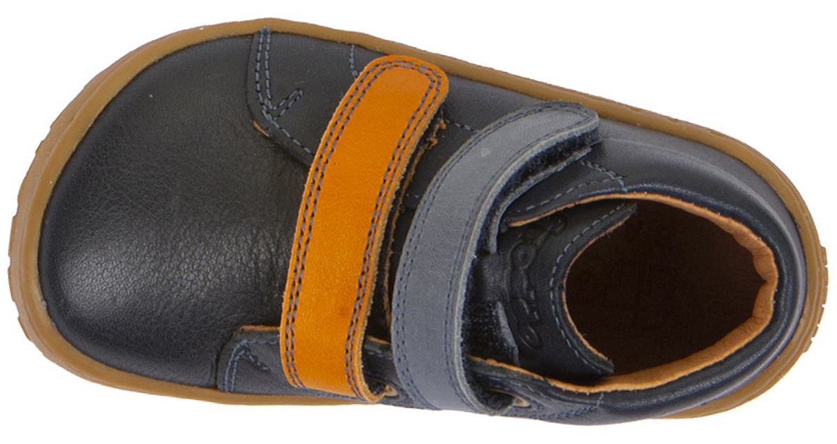 Barfußschuhe knöchelhoch aus Nappaleder von FRODDO in Navy *First Step* G2130360