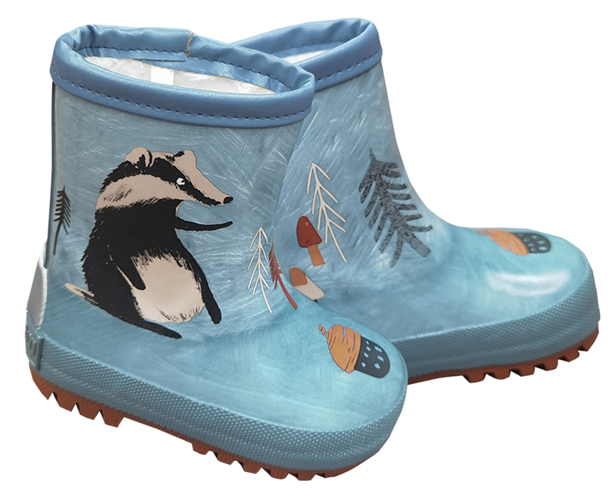 Kurzschaft Gummistiefel aus Naturkautschuk mit Winterfutter * DACHS * von MAXIMO 997765