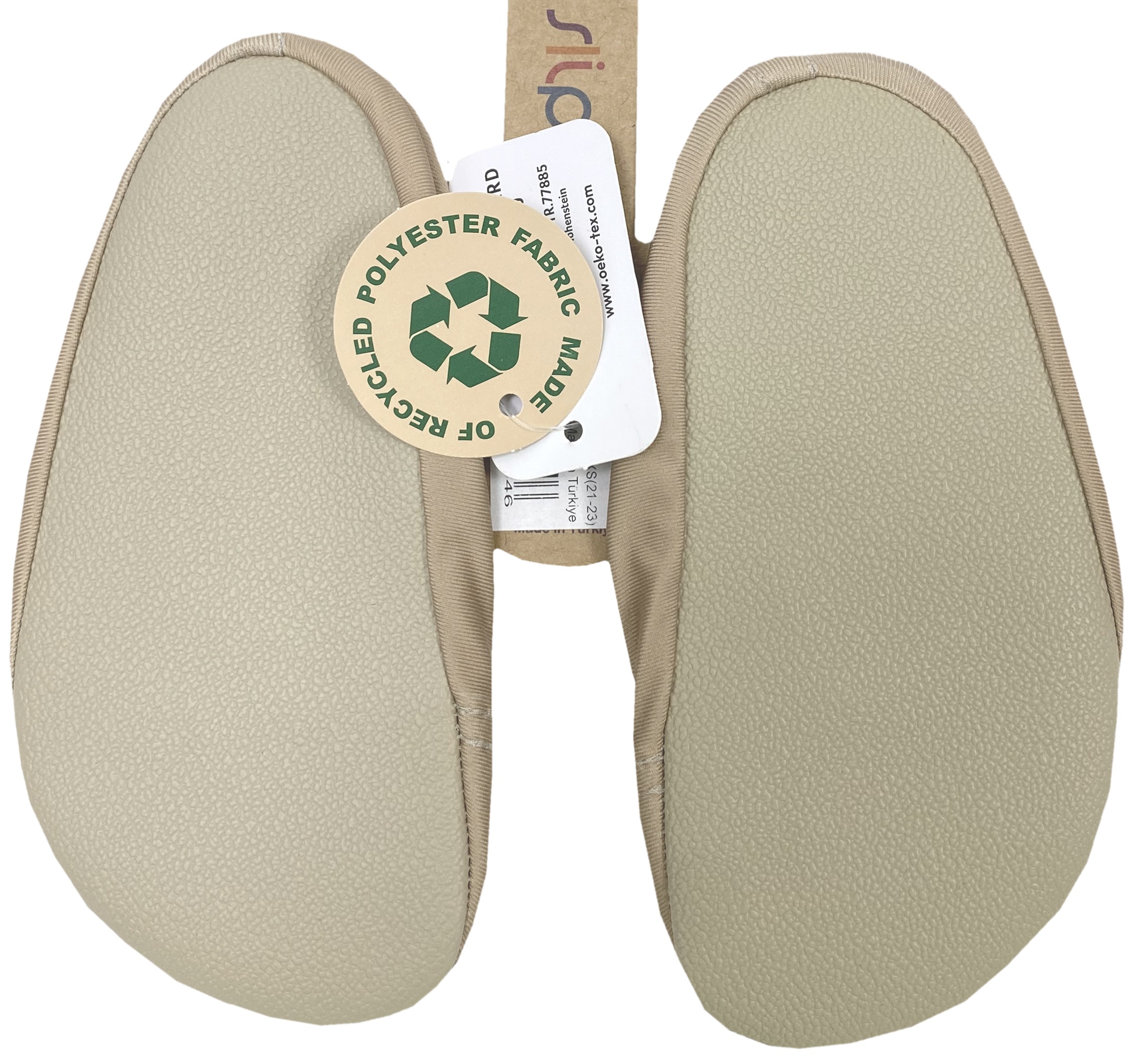 Slip Stop Badeschuhe / Turnschläppchen Barfußschuhe * Sand Junior / Uni Beige *