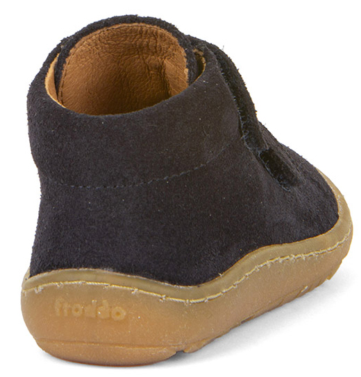 Lauflernschuhe / First Step Barfußschuhe von FRODDO,  Nubuk Leder in Dark Blue G2130323-11